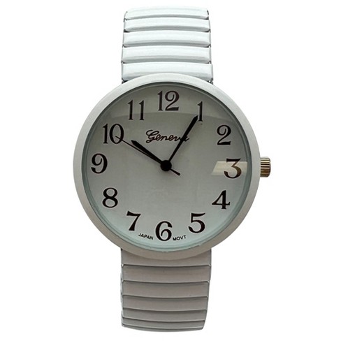 White Stretch Small Face Everyday Classic Women Watch