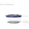 Dura Living® 8pc (Set of 4) 1 Cup Size Glass Food Round Storage Set - 2 of 4