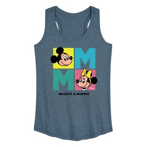Women's - Disney - Minnie Mickey Graphic Racerback Tank - 1 of 4