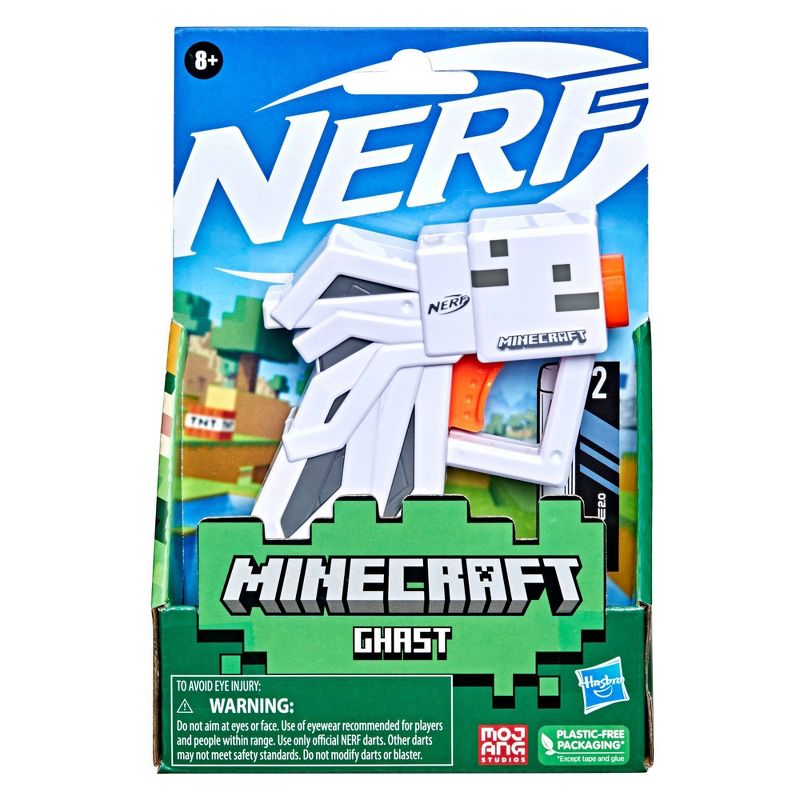 NERF MicroShots Minecraft Ghast Blaster, 3 of 7