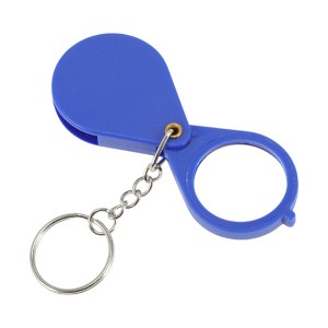 Unique Bargains Magnifier Keychain Teardrop Magnifier 10X Compact & Portable Plastic Metal Acrylic 3.7x0.8cm 1 Pc - 1 of 3