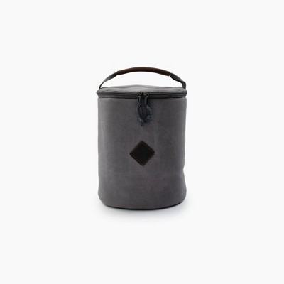 Barebones Gray Zippered lantern storage bag