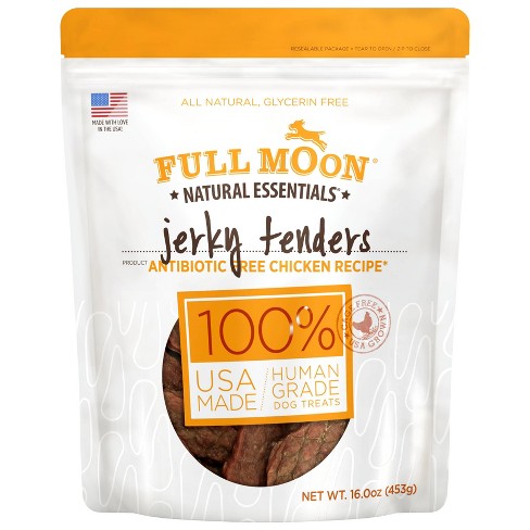 Full Moon Essentials Chicken Tenders Jerky Dog Treats 16oz Target