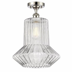Springwater - 1 Light Semi-Flush Mount In Industrial Style-17 Inches Tall and 12 Inches Wide - 1 of 1