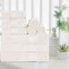 Luxury Cotton Heavyweight Solid Plush Towel Set by Blue Nile Mills - 2 of 4