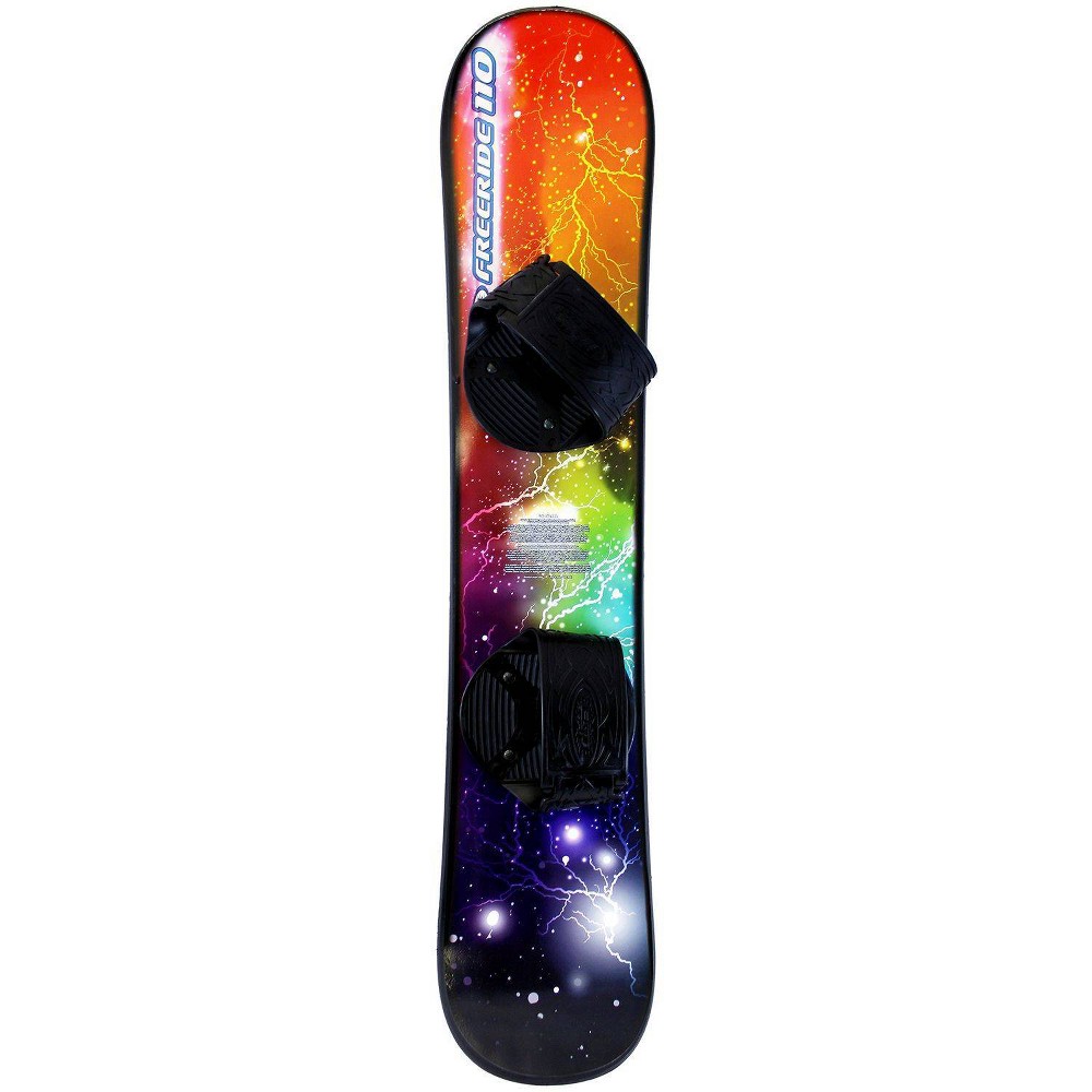 Emsco ESP 110 cm Freeride Snowboard Adjustable Bindings For Beginners and Experienced Riders 42''