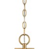 Possini Euro Design Antique Brass Pendant Chandelier 24" Wide Modern Drum Shade 4-Light Fixture for Dining Room House Living Room - 4 of 4