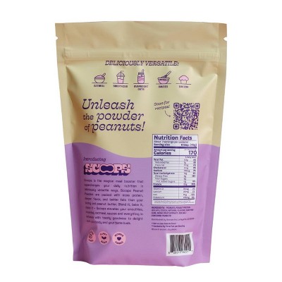 Scoops Chocolate Protein Plus Peanut Powder - 10.5oz