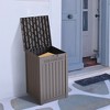 Dolonm 48 Gallon Secure Package Drop Box - Locking Lid, Anti-Theft Weatherproof Parcel Safe,for Porch Security - 3 of 4