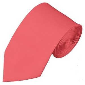 Men's Solid Color Slim 2.75 Inch Wide And 58 Inch Long Neckties - 1 of 4
