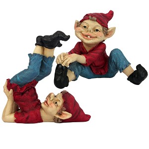 Design Toscano Eccentric Elves Garden Gnome Statues - 1 of 4