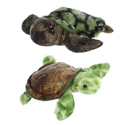 Aurora® Mini Flopsie™ Sealife Duo 8" Inch Plush Set, Splish & Splish-Splash Sea Turtle