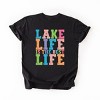 Simply Sage Market Lake Life Distressed Colorful Front and Back Design Garment Dyed Tee - 2 of 4