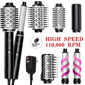 NICEBAY Hair Dryer Brush, Blow Dryer with 110000RPM Brushless Motor, Hot Air Styler 1300W for Quick Drying, Curling, Volumizing, Straightening - 1 of 4