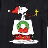 Men's - Peanuts - Snoopy & Woodstock House Sleigh Short Sleeve Graphic T-Shirt - 2 of 4