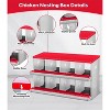 Coucheta Chicken Nesting Boxes - Available in Multiple Styles (Bracket Leg/Two-Tier/Wall Mount) & Compartments (6/8/10) for Easy Egg Collection. - 4 of 4