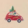 Linum Home Textiles Christmas Car - Embroidered Luxury 100% Turkish Cotton Hand Towels (Set of 2) - 3 of 3