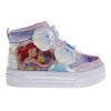 Disney The Little Mermaid Girls' Hook and Loop High Top Sneakers. (Little Kids/Toddler) - 2 of 4