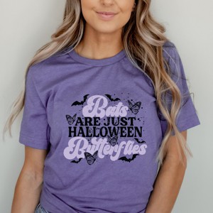 Bats Are Just Halloween Butterflies - Womens Short Sleeve Tee - 1 of 4