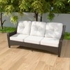 EAGLE PEAK Azure Bay 3 Seat Outdoor Wicker Patio Sofa, Weather Resistant Rattan Sofa, Deep seats - 2 of 4