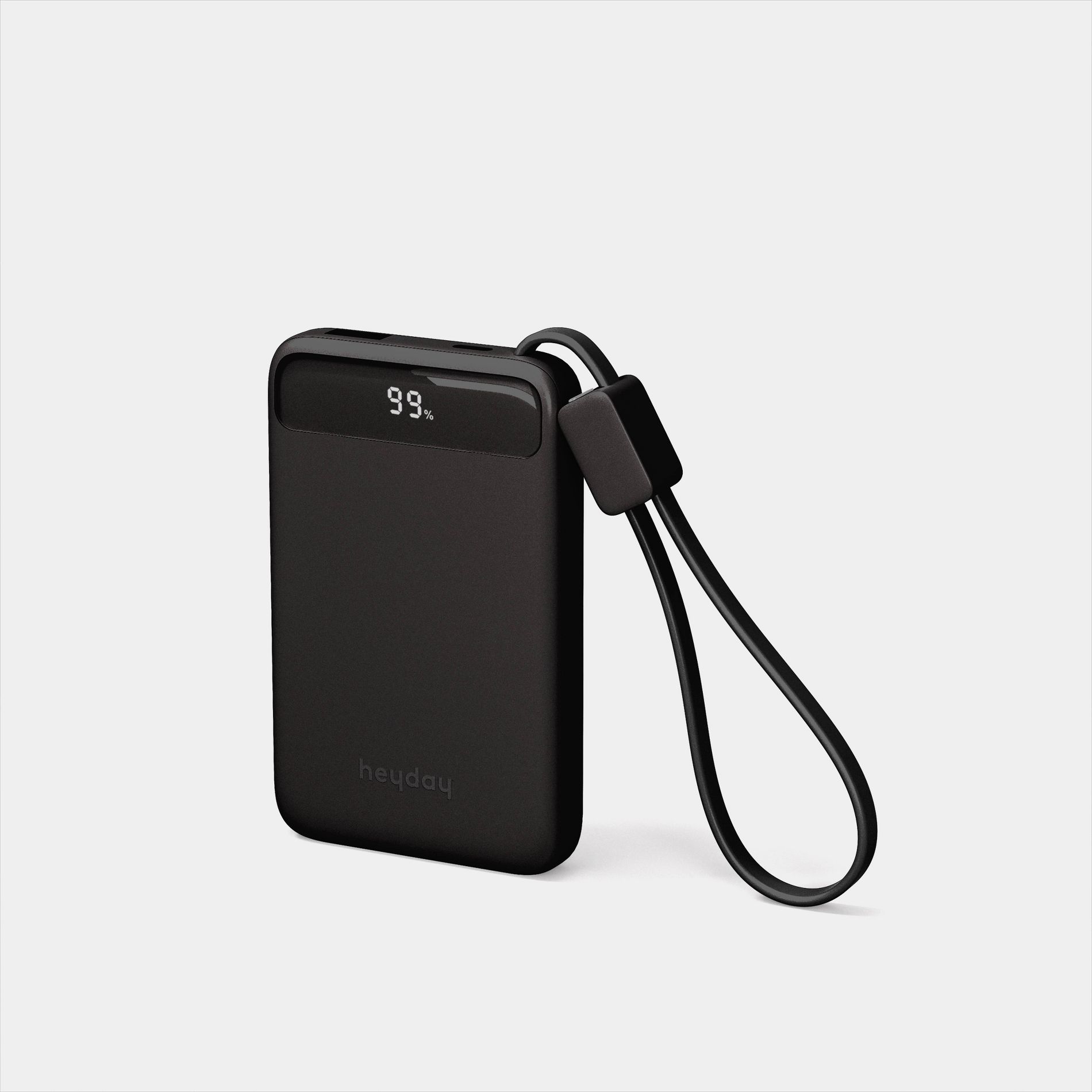 5000mAh Power Bank with Built in USB-C Cable - heyday™