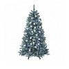 6ft Prelit Blue Spruce Christmas Tree Prelit Artificial Hinged Christmas Tree With 880 Tips - 2 of 4