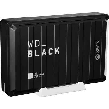 WD Black D10 WDBA5E0120HBK-NESN 12 TB Portable Hard Drive - External - Black - Desktop PC, Gaming Console Device Supported - USB 3.2 - 7200rpm