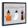 Stupell Industries Cute Halloween Witching Hour Floating Frame Canvas Art - 2 of 4