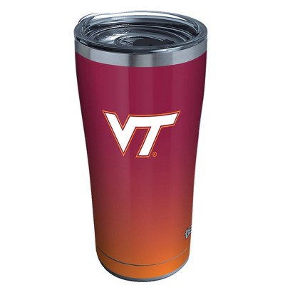 NCAA Virginia Tech Hokies 20oz Ombre Stainless Steel Tumbler with Lid