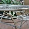 Modern Home Bordeaux Antiqued Iron 3pc Folding Bistro Set - 4 of 4