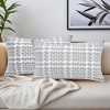 REGALWOVEN  Fade Resistant Decorative Weaving Style Soft Throw Pillow Covers 2 Pcs - 2 of 4