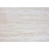 Gulches Contemporary Accent Table: Elegant Marble Look with Gold Accents - 3 of 4