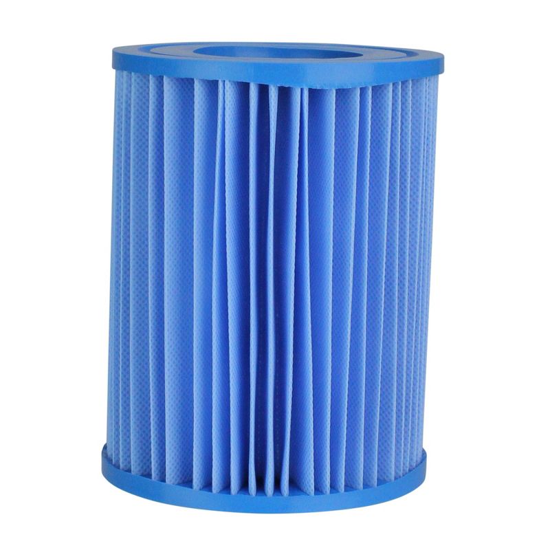 Pool Central 5.5" Blue Inorganic Antimicrobial Pool Replacement Filter Core Cartridge, 1 of 5