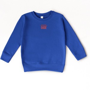 The Juniper Shop Embroidered Little Dude Toddler Sweatshirt - 1 of 3