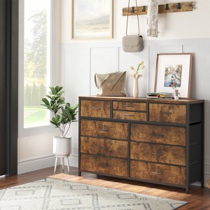 Storage drawers, 10-drawer dresser, modern TV cabinet, spacious storage space, suitable for bedroom, corridor, entryway - 1 of 4