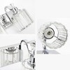 Whizmax Modern Glass Bathroom Vanity Light, Crystal Shower Light,  Wall Mount Lighting Fixture for Hallway Kitchen Bedroom Living Room - 3 of 4