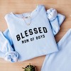 Simply Sage Market Blessed Mom of Boys Lightweight Garment Dyed Sweatshirt - 3 of 4