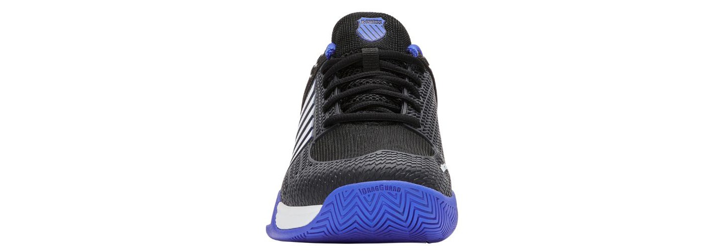 Мужские кроссовки K-Swiss Express Light 2E Pickleball Shoe (Black/White/Dazzling Blue)., цвет: Чёрный — фото 3