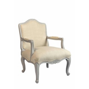 Boraam Pinto Beige and Gray Accent Armchair Gray - 1 of 3