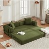 4-in-1 Convertible Sleeper Sofa Bed with Modular Design, Folding Structure and Versatility for Apartment or Bedroom-Maison Boucle - 2 of 4