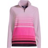 Lands' End Women's Anyweather Fleece Quarter Zip Pullover - 3 of 4