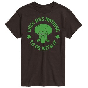 Men's - SpongeBob Squarepants - Squidward St. Patrick's Day Short Sleeve Graphic T-Shirt - 1 of 4