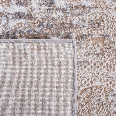 Amelia Dreamy Gray 6'7" Square Hand-Knotted Area Rug