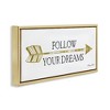 Stupell Industries Follow Your Dreams with Arrow, 25" x 11" - 3 of 4