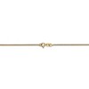 Black Bow Jewelry 1.1mm 14k Yellow Gold Spiga Pendant Chain Necklace - 4 of 4