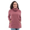 Aventura Clothing Women's Salerno Long Sleeve Turtleneck Blouse - 4 of 4