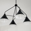 Capital Lighting Alden 4 - Light Chandelier in  Matte Black - 3 of 4