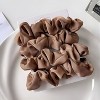 Kitcheniva Silky Satin Scrunchies 4 Pcs, Light Brown - 2 of 3