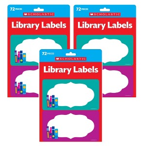 Scholastic Teaching Solutions Library Labels Accents, 72 Per Pack, 3 Packs - 1 of 2