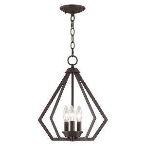 Livex Lighting Prism 3 - Light Chandelier in  Bronze - 1 of 2